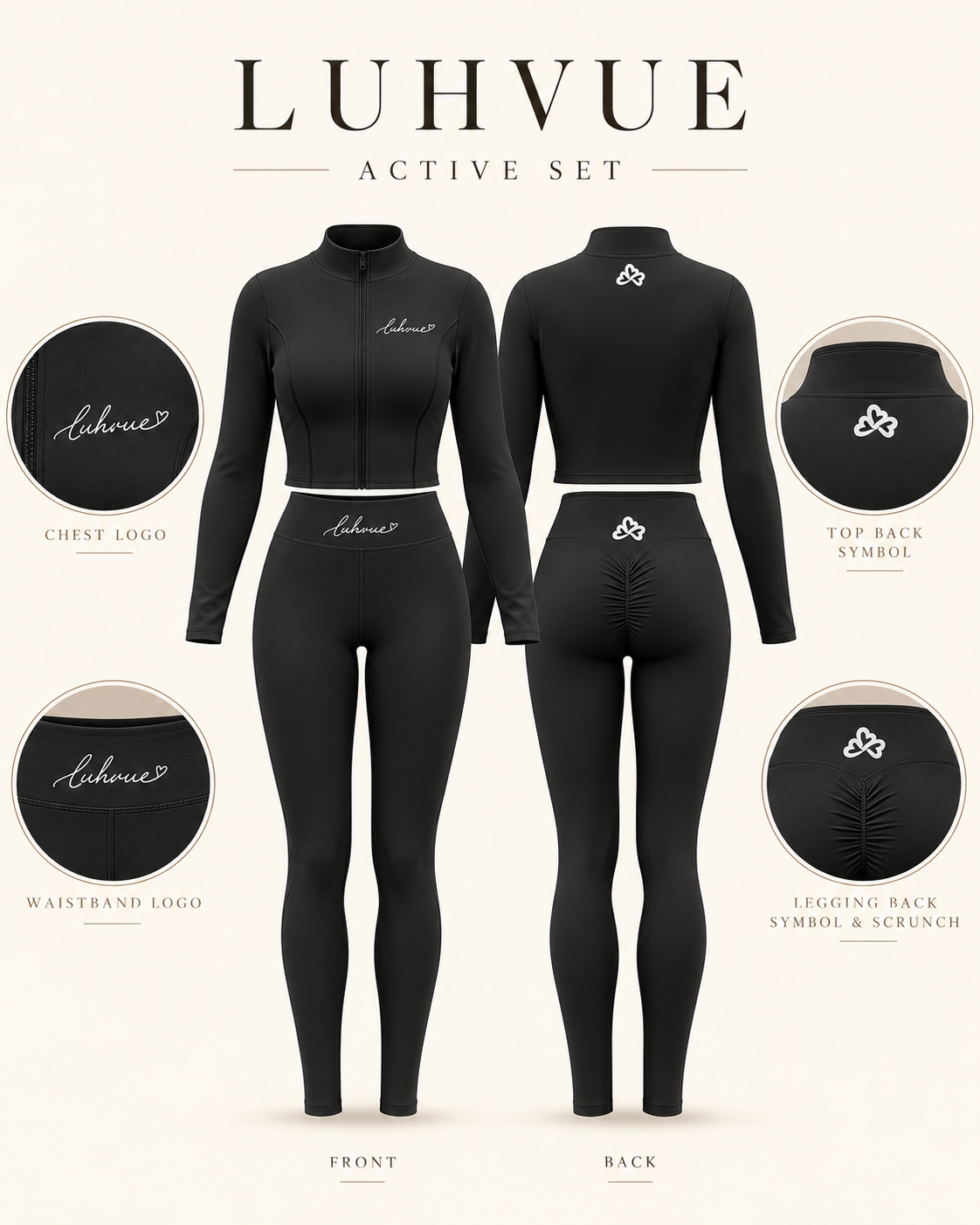 LUHVUE Signature Active Yoga Set