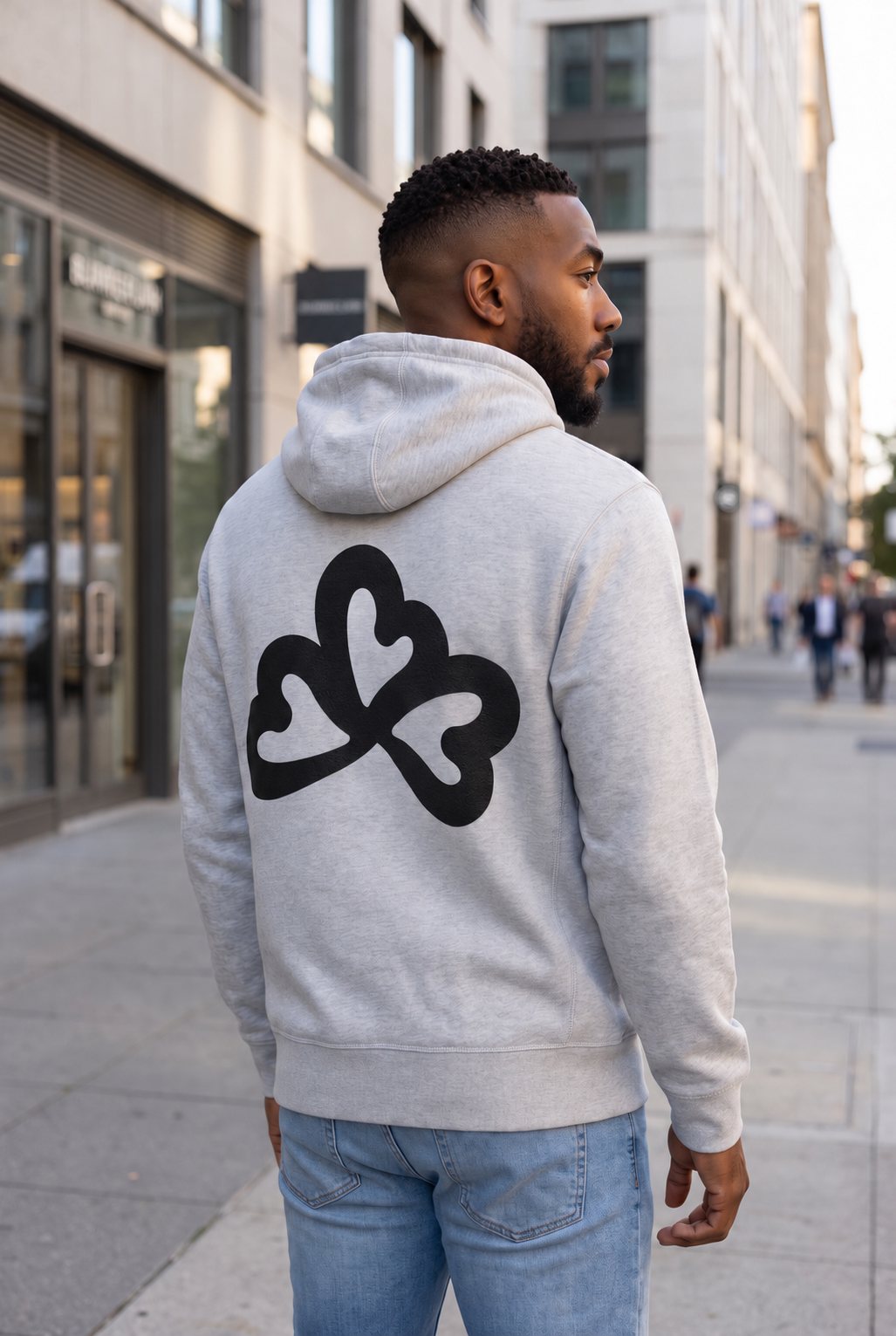LUHVUE signature hoodie campaign